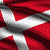 Dänische Flagge als Ausdruck für Hygge