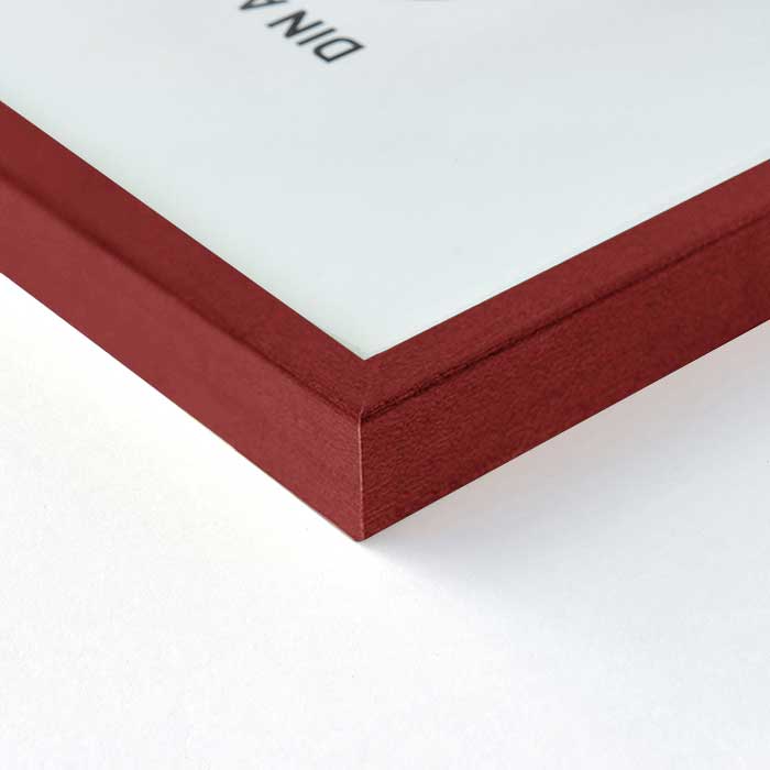 Quadrum Holz-Bilderrahmen 21 x 29,7 (A4), rot
